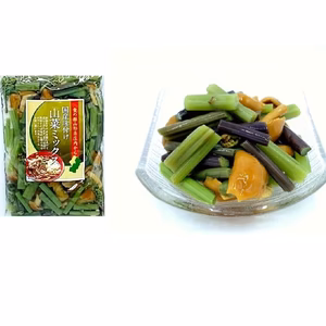 国産天然山菜 味付山菜ミックス100g×4袋 調理不要