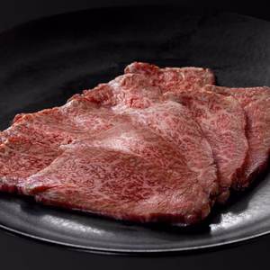 放牧黒毛和牛の八崎牛の熟成特上ロース焼肉