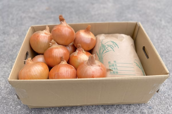 【令和6年新米】身体に優しい白米と淡路島の甘くて美味しい完熟玉ねぎセット
