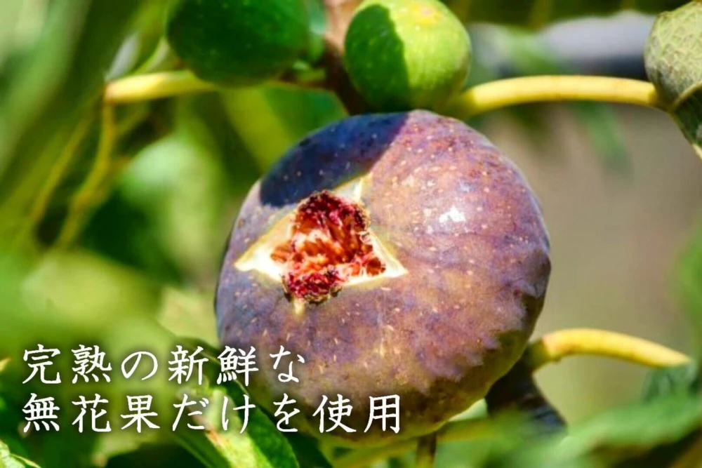 福島県のイチジク100％　果肉たっぷりかき氷専用シロップ「うふふ　いちじく」