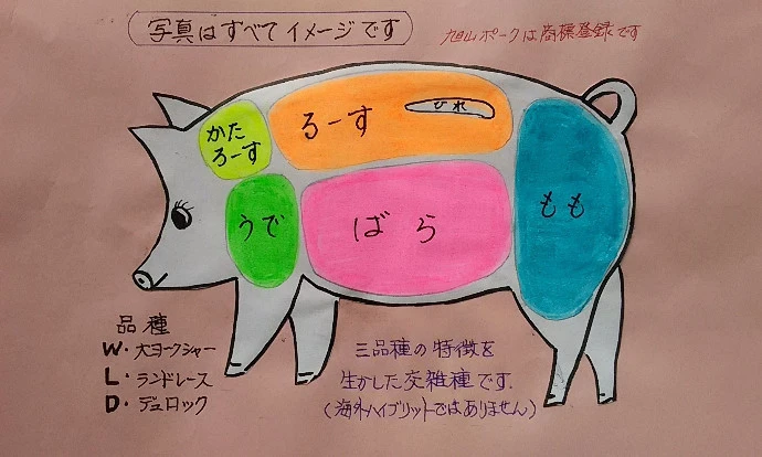 藤田　暁朗様専用商品　肩ロースブロック生肉 4.0 kg　WLD　三元交配豚