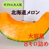 ギフト専門農家から！【北海道メロン】　大箱　８キロ