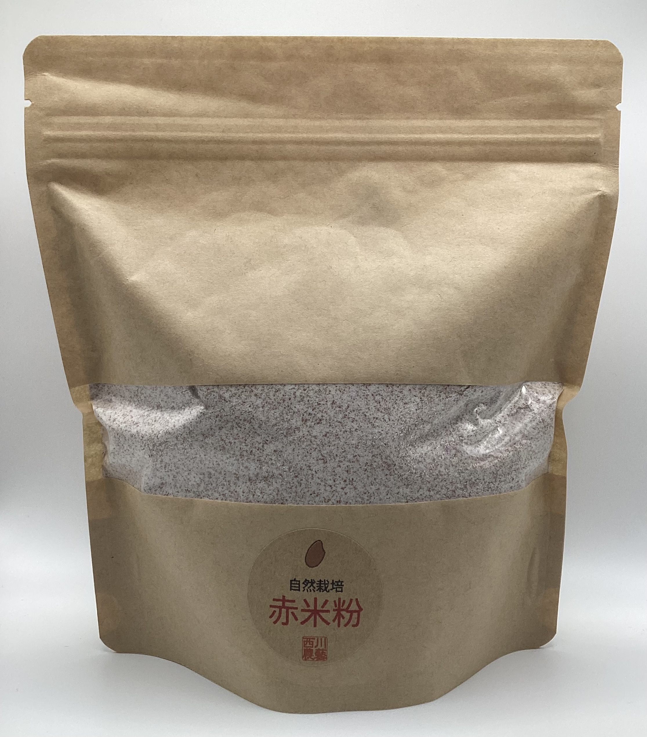 自然栽培赤米玄米粉 500g×1袋