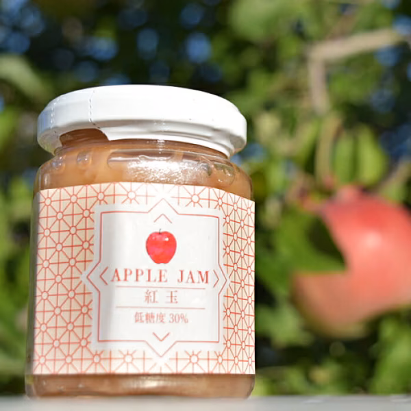【台風19号復興支援予約出品】白砂糖なし 低糖度30% りんごジャム3個セット