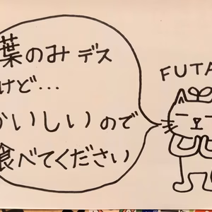 ワンコイン　冬の寒さで糖度が　グッ　と上がった　のらぼう菜の葉っぱ