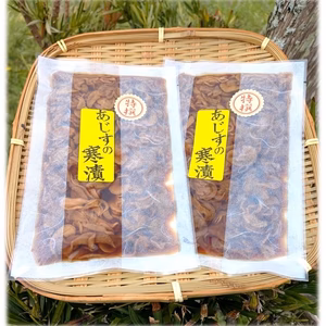 山口県阿知須特産【寒漬プレミアム】無農薬大根の 甘い黒糖蜜醤油漬け