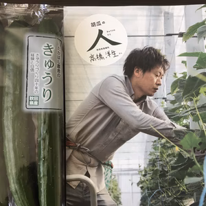 令和3年　東北食べる通信6月号に掲載　たかはし農舎　髙橋洋生が育てたきゅうり