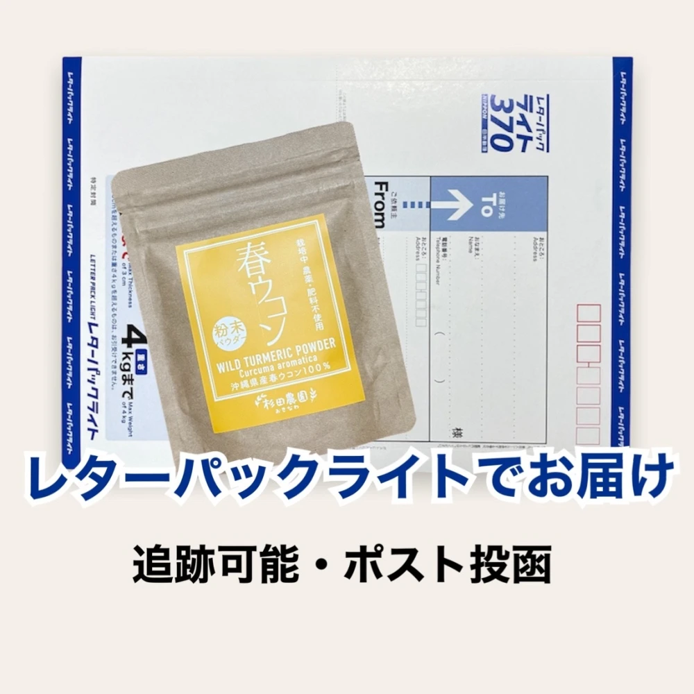 【100g/45g】健康茶にもお料理にも！沖縄産自然栽培春ウコン粉末