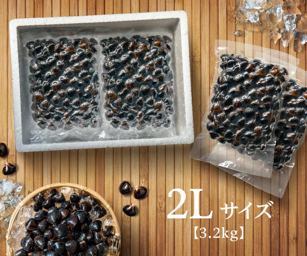 宍道湖産 冷凍大和しじみ【砂抜き済】2Lサイズ