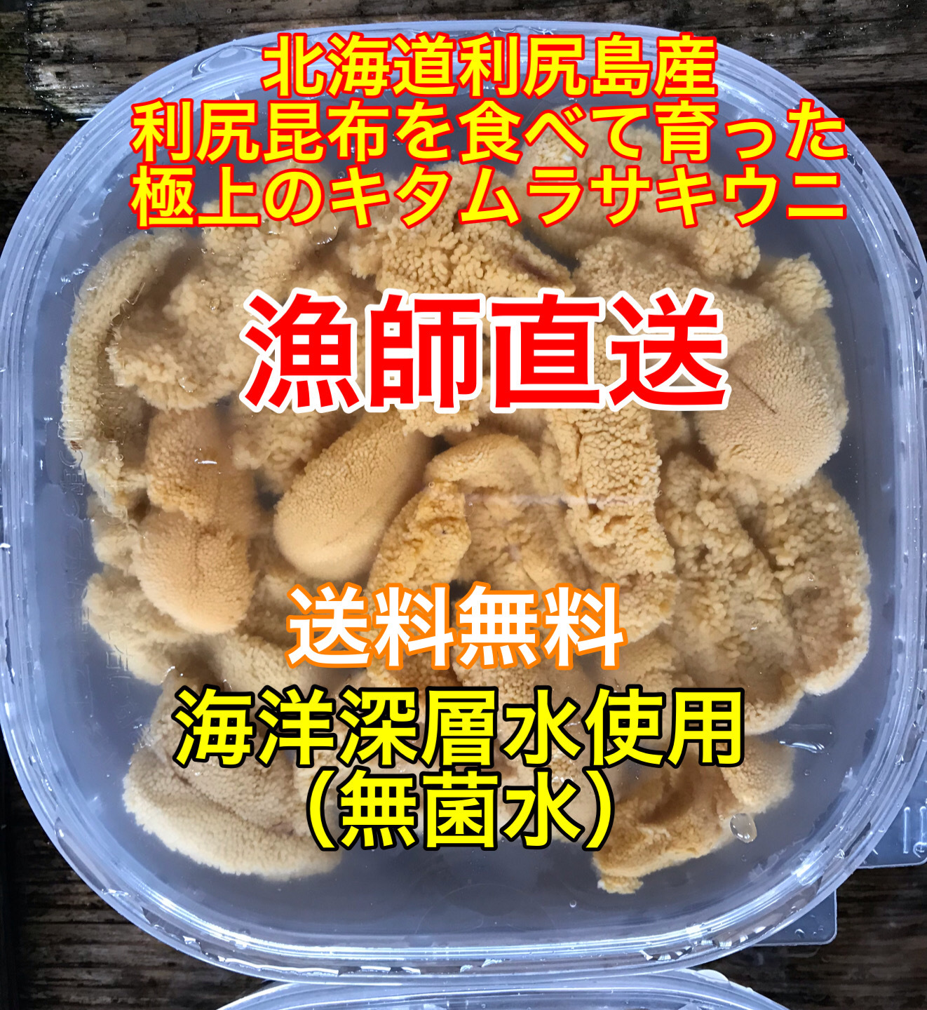 送料無料 北ムラサキウニ 北海道利尻島産 100g入れ 農家漁師から産地直送の通販 ポケットマルシェ