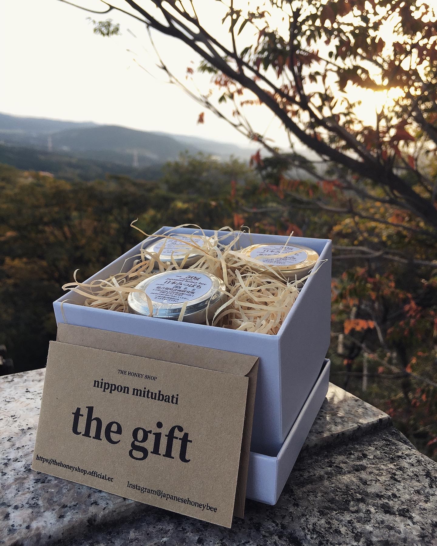 健康長寿の源 天然日本蜜蜂の蜂蜜 50g/3種類 【THE GIFT】｜蜂蜜