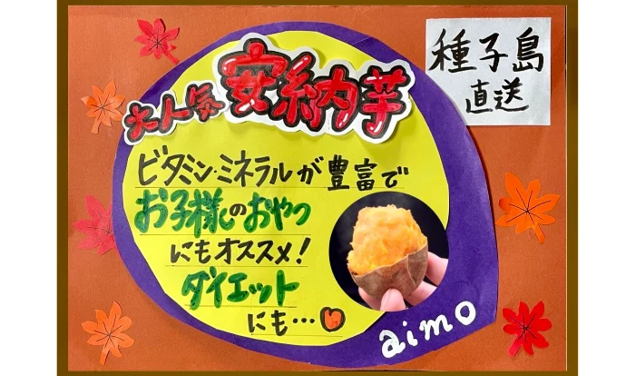 【絶品】種子島産  安納芋  2Sサイズ