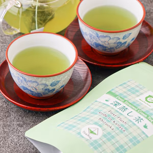 【1番茶のみ使用】【抹茶入り】深蒸し茶ティーバッグ　3g×15【お手軽】
