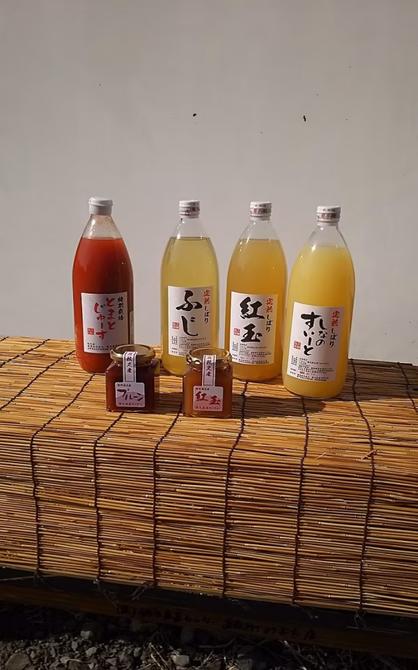 飲み比べ　100％りんごジュース3種3本入　