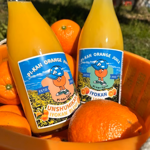 みかんブレンドジュース・伊予柑100ジュース　ストレート果汁☆