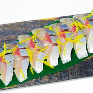 　長崎ハーブ鯖の柚子しめ鯖とアジフライのセット