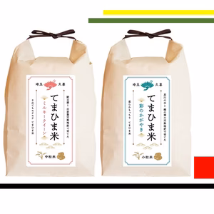 セット　令和6年産『てまひま米』ミルキークイーン・彩のかがやき精米４㎏~