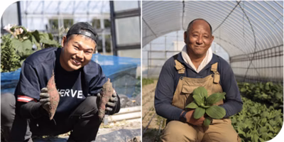 杉本農園 杉本さん、徳島有機ファーム 三栖谷さんの挑戦