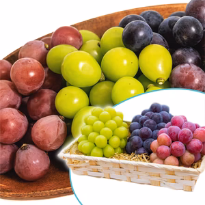 【訳あり】W3M-1　花笑み農園　訳ありブドウ3種以上MIX 1kg　9/18～