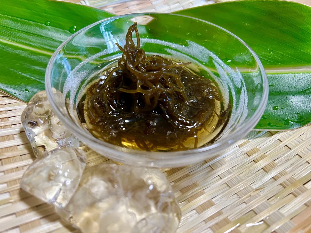 1年間保存可能！塩蔵モズク　500g