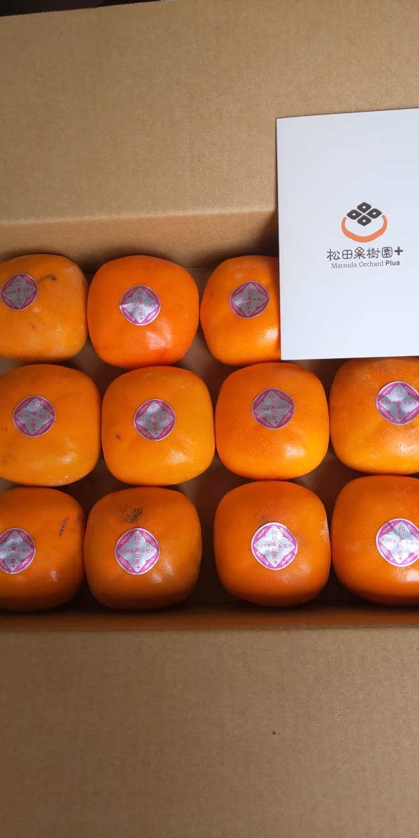 たねなし柿2L 12玉 2.8k糖度に自信あり‼️