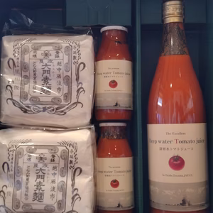 暑い夏をのりきろう！！トマト素麺セット！お中元、ギフトにもどうぞ！
