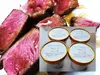 北海道産羊肉のヒレとロースにピスタチオと羊乳ジェラート２種セットとは！