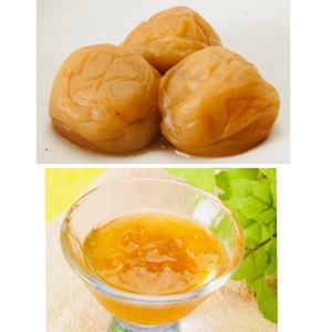 【おまけ付き】はちみつリンゴ酢梅500g ３個　　無添加完熟梅ジャム2個
