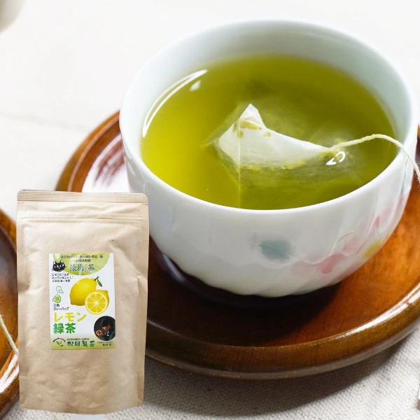 【送料無料】レモン緑茶／2g×50 ティーバッグ 猿島茶 TBG-059