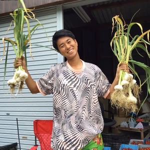 　岡山県牛窓産　送料500円！八月間かけて育てました　まるむの生ニンニク　