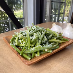 【栽培期間中農薬不使用】旨味甘みあるにんにくの芽　300g×6袋