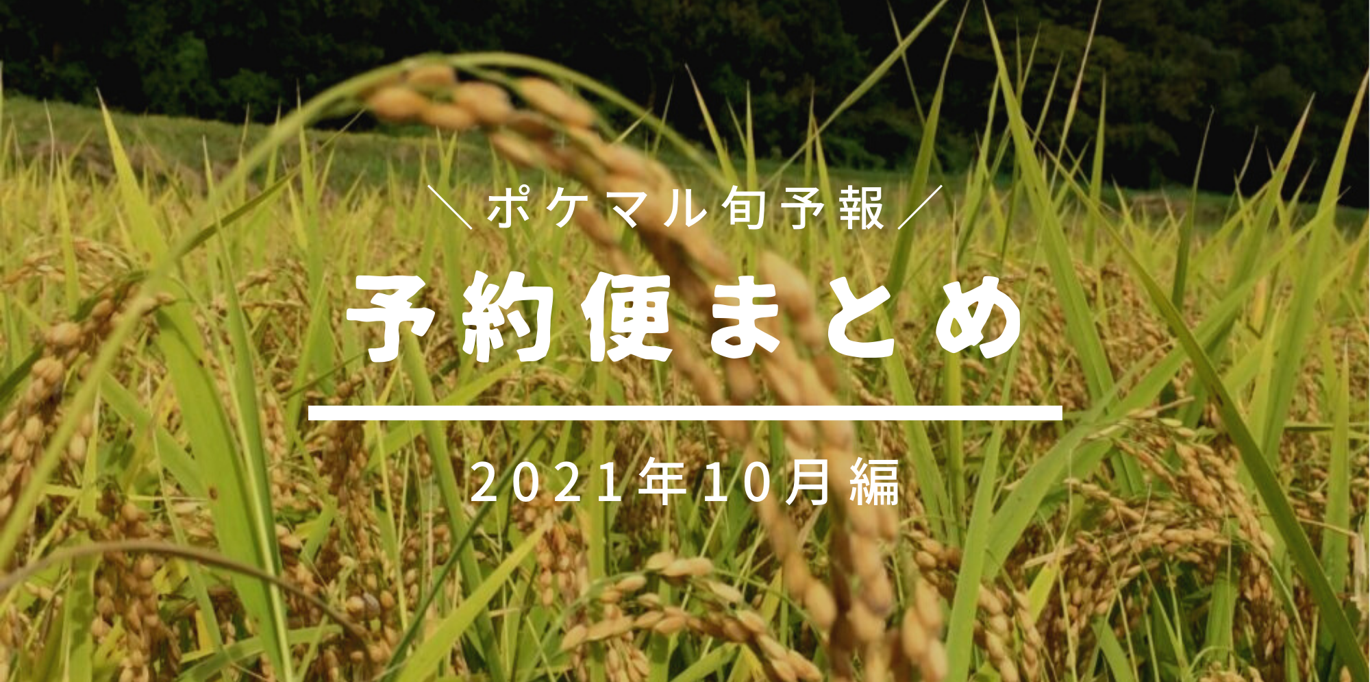 2021年10月の旬食材 予約便まとめ🌾[9/11更新] | 農家漁師から産地直送