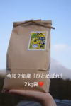 令和２年産❤️湯布院産『ひとめぼれ』2kg袋
