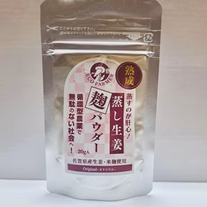 ショウガオール豊富 熟成蒸し生姜麹パウダー20ｇ 麹の優しい旨味+  送料無料
