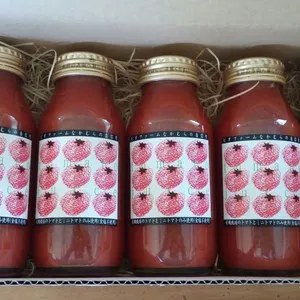 トマトジュース３０本箱入り（糖度８以上、農薬化学肥料不使用）