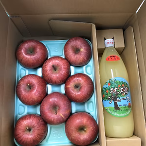 サンふじ(小玉)&ジュースセット