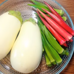 【赤オクラ入り】とろーり旨なす＆オクラセット