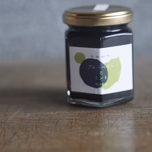 ブルーベリーとミントのジャム