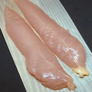 【超速フレッシュ】捌きたて、安曇野産寿地鶏特大ささみ精肉6本(450～550g)