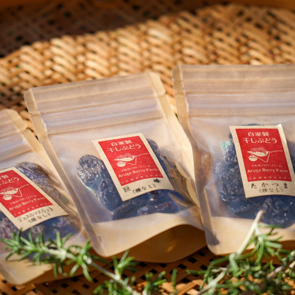 自家製干しぶどう（35g）3袋セット