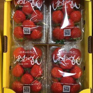 あまおう300g4パック詰め