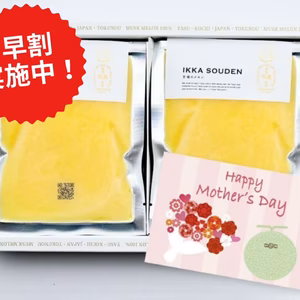 今だけ早割価格！【母の日ギフト】至福のマスクメロンピューレ