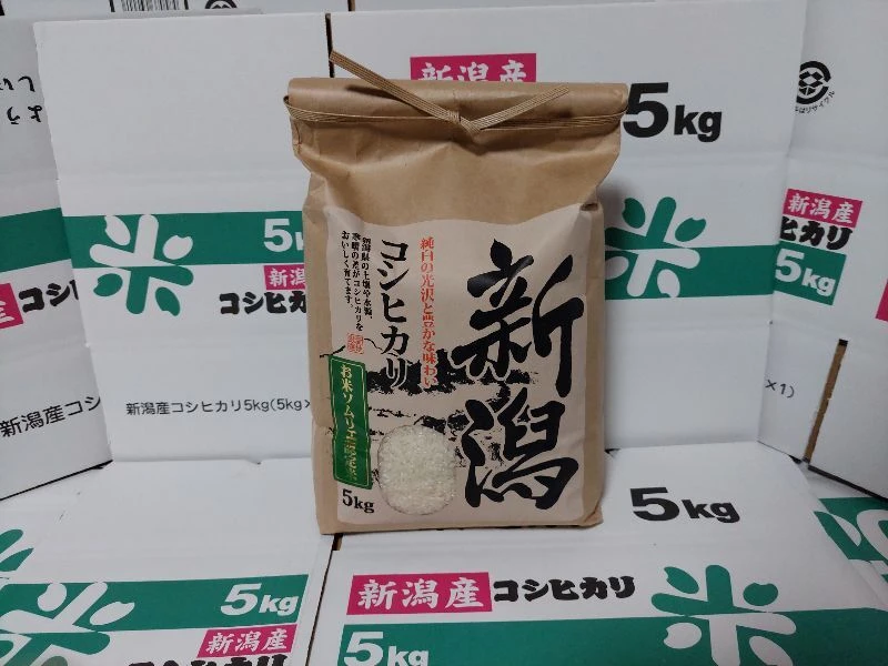 ポケマル6周年福袋おまけ付き新潟特栽米コシヒカリ5kg白米