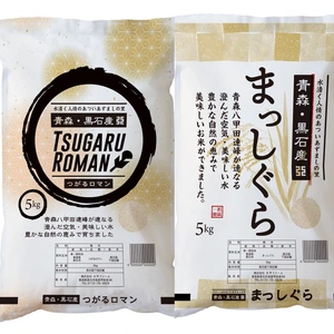 新米食べ比べセット【減農薬米】　白米5キロ×2袋