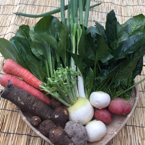 [なゆた農場]年末正月野菜セットS/Mｻｲｽﾞ※栽培期間中農薬化学肥料不使用