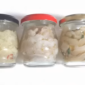 18セット限定！タコ頭(梅、ワサビ、トビ子大葉)瓶詰め