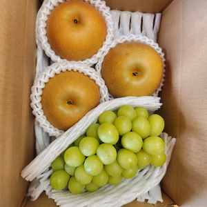 梨とシャインマスカットのセット