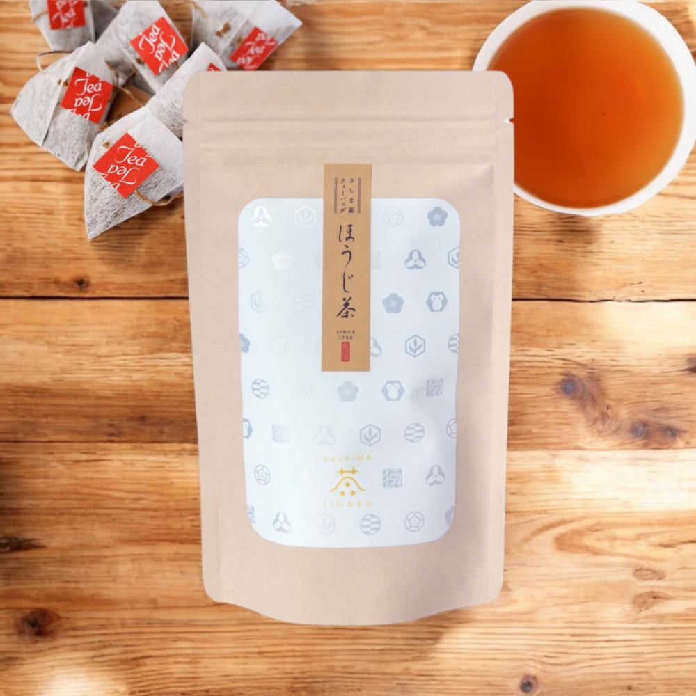 茨城県産さしま茶】ほうじ茶ティーバッグ30g(2.5gx12p)｜ほうじ茶の