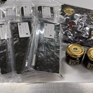 【かんちこ様】おにぎり海苔・新海苔PREMIUM・生のり佃煮〈極〉セット