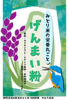  レターパックプラス発送　栄養たっぷり 幻の古代米みどり米の玄米もち粉